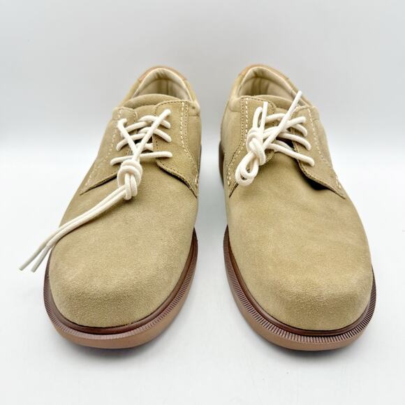 SAS Mens Ambassador Lace Up Oxford Shoes US 8.5 Wide Tan Leather EUC - Picture 6 of 14